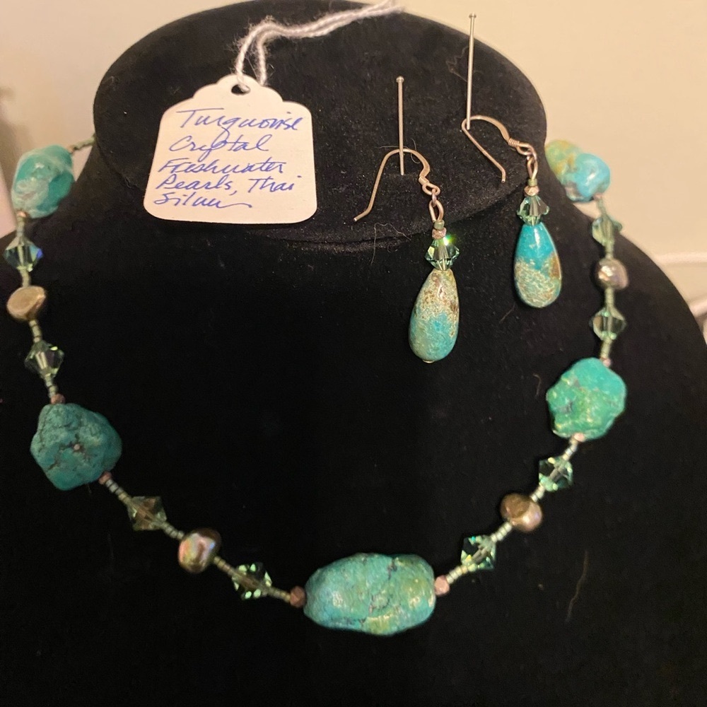 Necklace and Earrings -
